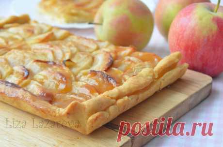 MY FOOD или проверено Лизой: Яблочная пицца на классическом тесте &quot;Фризе&quot;
