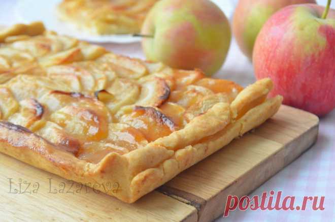 MY FOOD или проверено Лизой: Яблочная пицца на классическом тесте "Фризе"