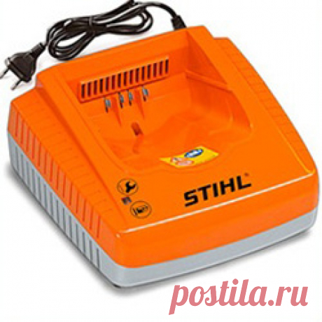 Зарядное устройство Stihl AL 500. Зарядное устройство STIHL AL 500 предназначено для зарядки аккумуляторов STIHL AK- и AP-систем. ЗУ имеет светодиодный индикатор режима работы и пассивное охлаждение батареи. Время заряда аккумулятора зависит от его емкости и степени разряда.