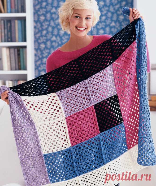 ПЛЕДЫ КРЮЧКОМ И СПИЦАМИ. ИДЕИ..