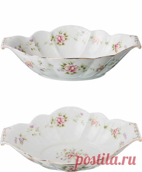 БЛЮДО &quot;ЕКАТЕРИНА&quot; 33*22*8 СМ.
Фарфор. Китай.
Артикул: 54A370.
Цена 1 090.00 руб.
