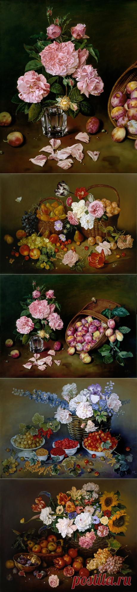 Jose Escofet - этапы творчества:&quot;Фрукты&quot; (1988-2001) &quot;Цветы и фрукты&quot; (1995-2005) - часть II.