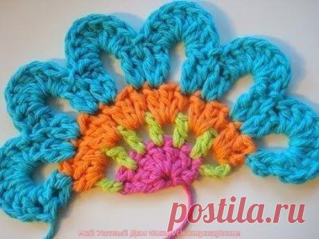 Веселые шторы крючком