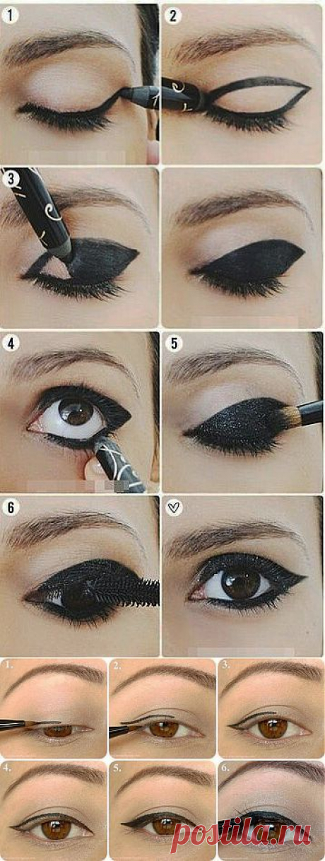 Как научиться рисовать стрелки на глазах? - Женский журнал LadySpecial.ru