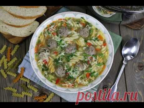 Суп с фрикадельками по-итальянски (wedding soup)