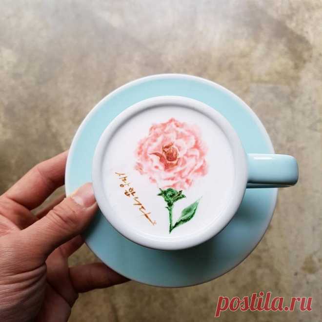 Кофе, который жалко пить: кореец создает волшебные картины на латте