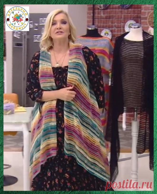ТУНИССКИЕ ВЫТЯНУТЫЕ ПЕТЛИ. АЖУРНЫЙ ЖИЛЕТ - НАКИДКА ИЗ Alize Diva Batik ЛЕГКО И ПРОСТО!  👍🏻😍
Всем привет!
Сегодня хочу показать, как я вязала тунисские вытянутые петли на спицах, из пряжи Alize DIVA Batik.
Пряжа Ализе Дива Батик мне очень нравится, в ней не только много оттенков, но и большой выбор цветов.
Я вязала жилет из пряжи двух цветов, более темного оттенка и более светлого оттенка.
К сожалению, качество фото не очень хорошее, т.к. все делала на скорую руку.
Вытянула петли, чтобы не смин…