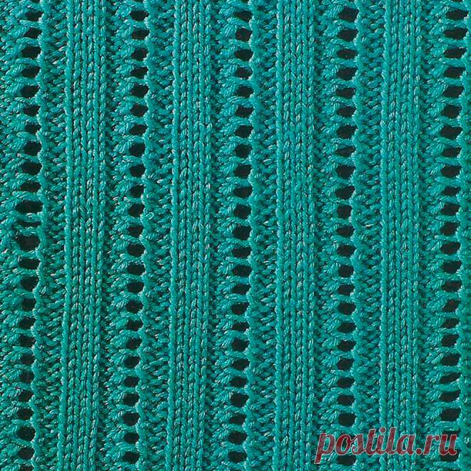 Узор № 145 - узкая узорная полоска. Схему вязания и условные обозначения вы сможете увидеть на сайте.