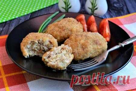 Котлеты из фарша свинины и курицы в духовке - пошаговый фоторецепт
