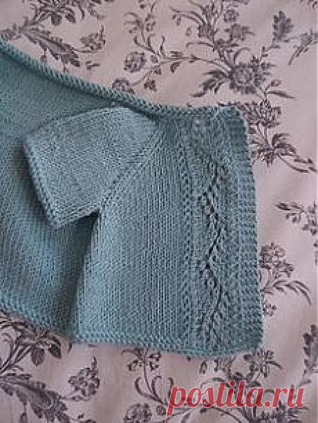 Vine Lace Cardi pattern by Kasia Lubinska