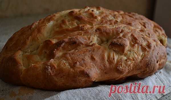 КАК ПРИГОТОВИТЬ ДОМАШНИЙ ЛУКОВЫЙ ХЛЕБ.