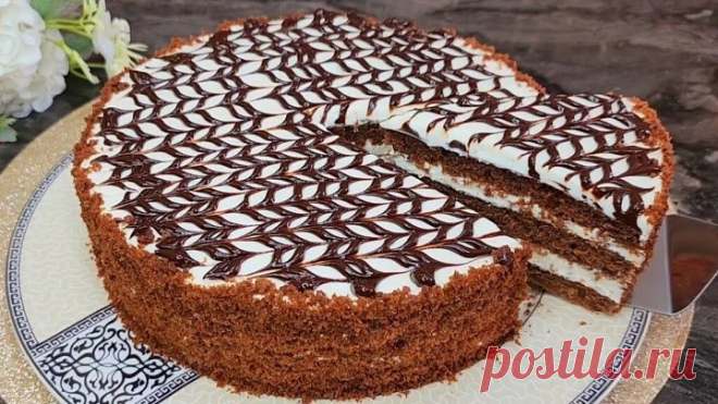 Торт на сковороде, без духовки! Самый вкусный шоколадный торт