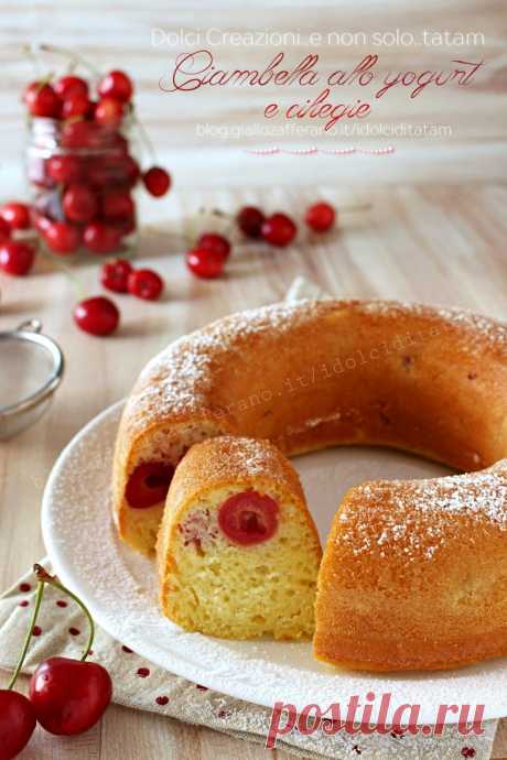 Поничка кисело мляко с череши, меки и вкусни, с видео рецепта