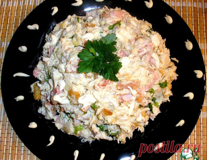 Салат с куриной грудкой – кулинарный рецепт