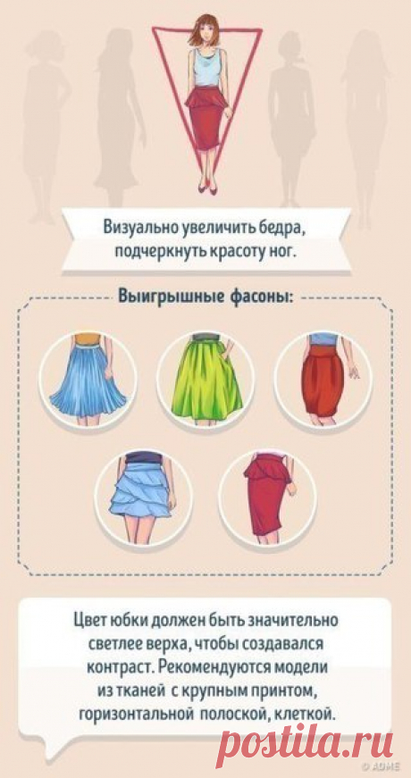 Выбираем юбку по типу фигуры.

гр.ВК "Сундук ТКАНЕЙ" (50 р./м) https://vk.com/public128618158