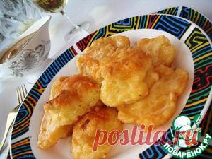 Цветная капуста в сырном кляре по итальянски + соус из авокадо, помидора с чесночком и кремом бальзамик - кулинарный рецепт