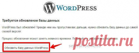 Как обновить WordPress вручную и автоматически, плагин Database Backup