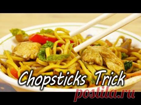 Как пользоваться китайскими палочками для еды