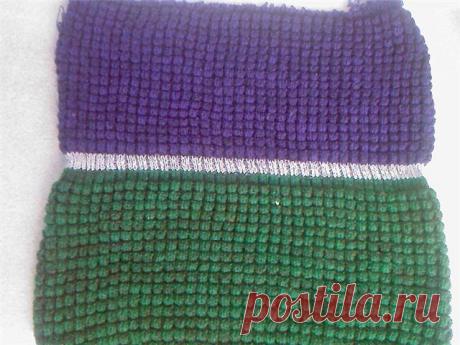 Переплетение для куртки на вязальной машине.