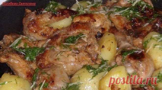 Курица, приготовленная в кефире