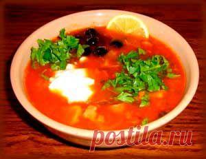 Рецепт приготовления солянки сборной с картошкой