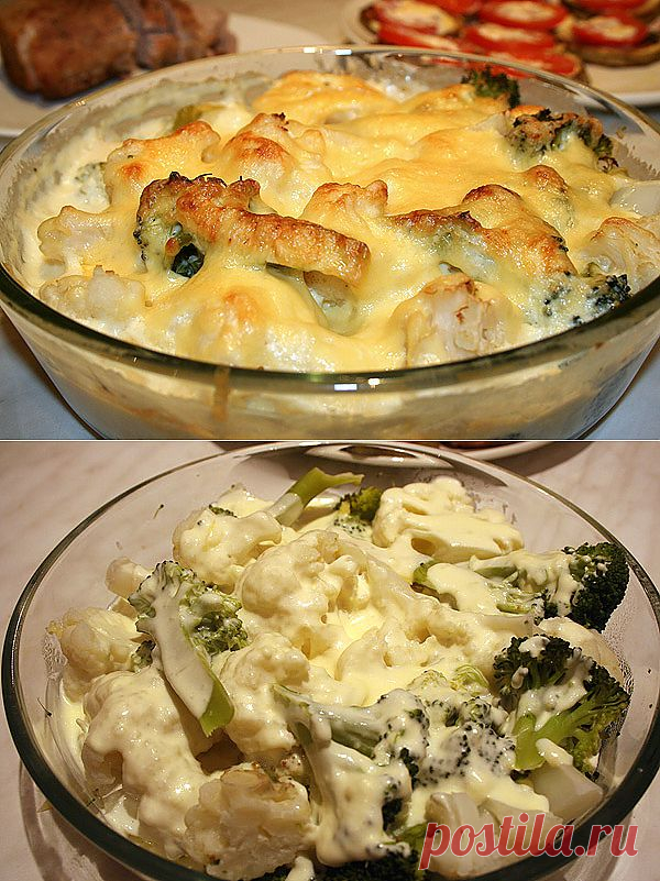 Вкусная и нежная капуста под молочным соусом может стать хорошим дополнением к мясу или рыбе.