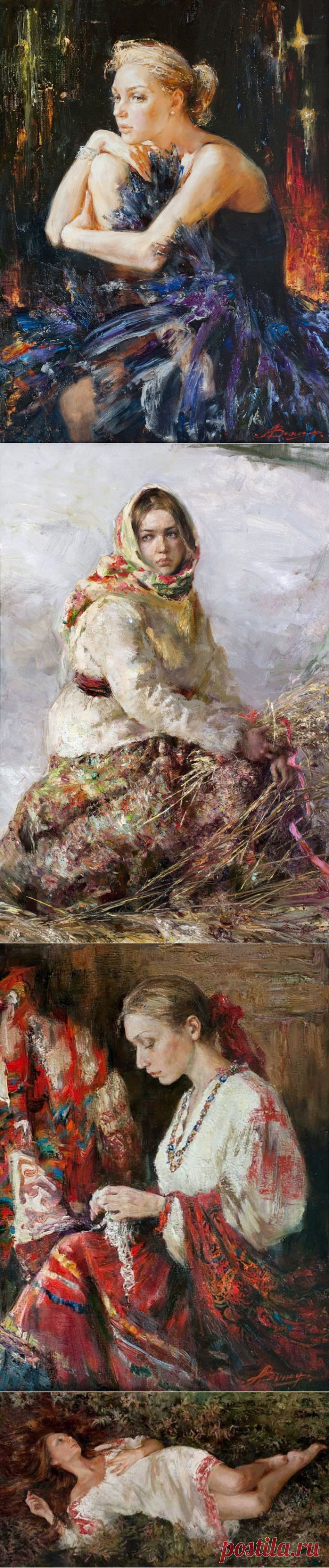 Художник Анна Виноградова. Святочная благодать.