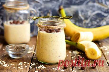 🍌 3 простых и интересных идеи смузи с бананами на завтрак и не только! | Аймкук — рецепты с фото и видео | Яндекс Дзен