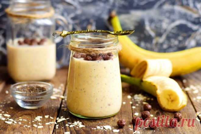🍌 3 простых и интересных идеи смузи с бананами на завтрак и не только! | Аймкук — рецепты с фото и видео | Яндекс Дзен