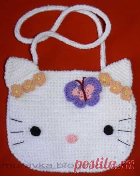 Разноцветное счастье: Сумочка Hello Kitty Мастер-класс