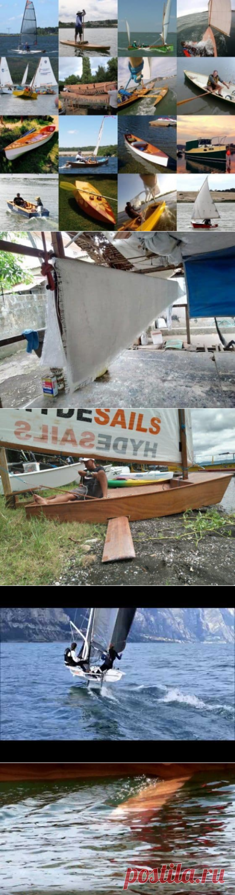 Selbstgebautes Tragflügelboot für Segelboote Test gesegelt - Ende der Wanderung? - boat