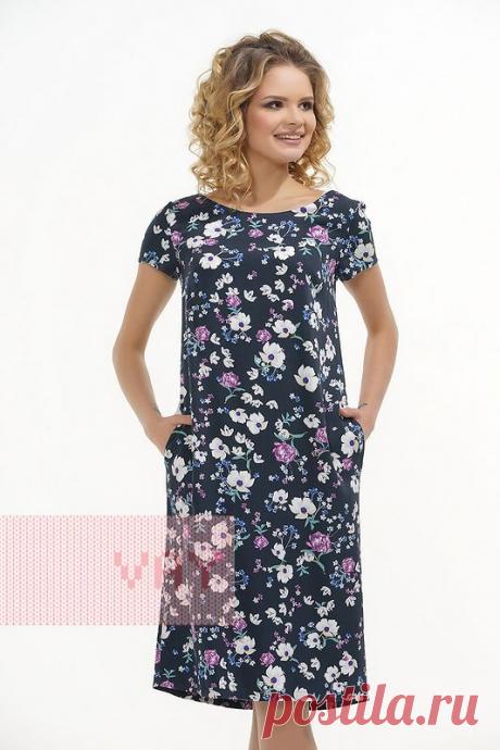 Летние платья для офиса от марки VAY. Женские летние платья для офиса от  VAY (артикул 3395), цветовое решение незабудки. Ещё больше женских платьев марки ВЭЙ на наших сайтах. Официальное представительство бренда VAY: купить в розницу в магазине Согревай.ру https://www.sogrevay.ru, оптовые закупки на Ньювэй.ру https://www.newvay.ru