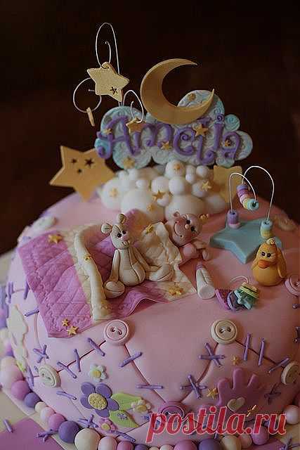 Quilted baby shower cake | Cake