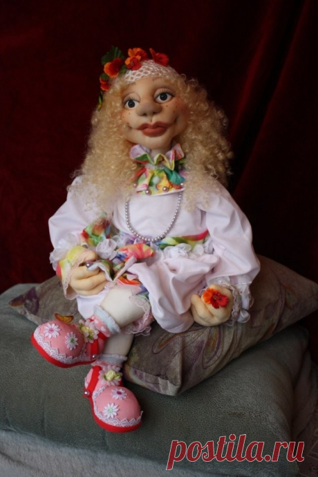 Куклы, сделанные в чулочной технике. | Colors.life