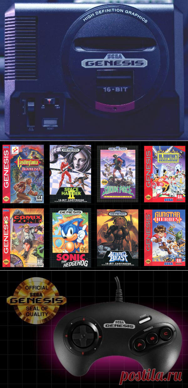 "SEGA возвращается!" - О новой версии игровой приставки Сега Генезис | 🖥Емеля игроман | Яндекс Дзен