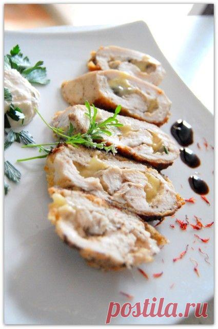 Нежная и сочная куриная грудка с сюрпризом