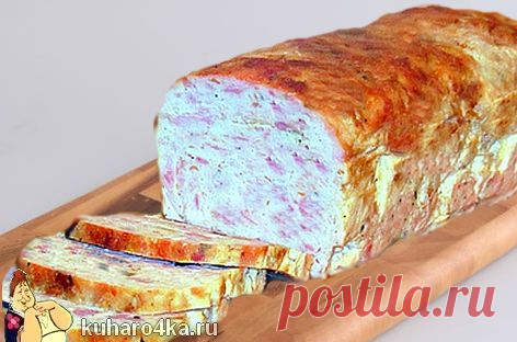 Террин из курицы с грибами.