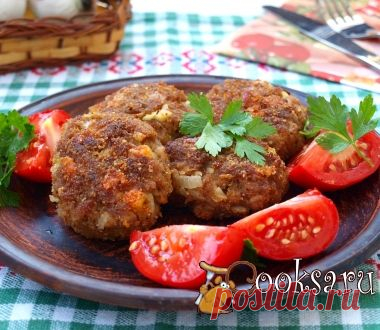Сочные котлеты с сыром и жареным луком фото рецепт приготовления