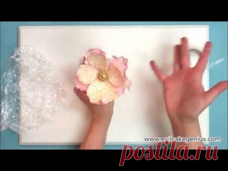 Evil Cake Genius Vintage Poetry Gumpaste Flower