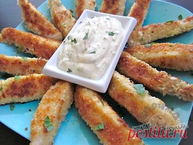 Сочные рыбные палочки в хрустящей корочки с соусом Тартар — ела бы каждый день!