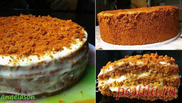 Торт МЕДОВЫЙ