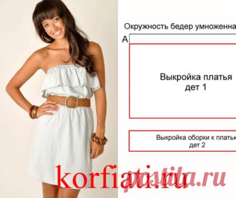 Как сшить летнее платье - выкройка от А. Корфиати