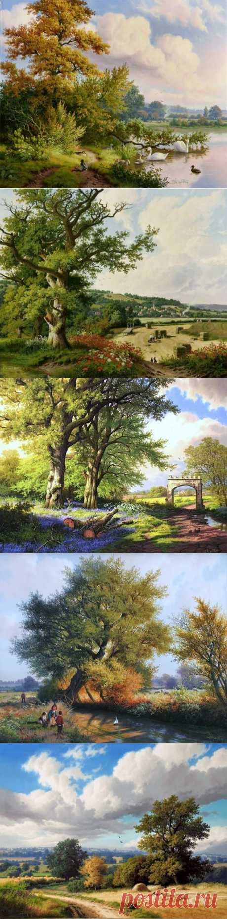 Деревенская пастораль Художник Daniel Van Der Putten.