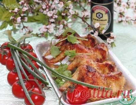 Куриные крылышки в горчично-медовой глазури – кулинарный рецепт