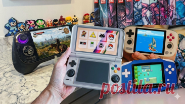 Обзор пяти портативных консолей для ретро-игр: от компактной модели для Game Boy до более мощных устройств с двумя экранами.