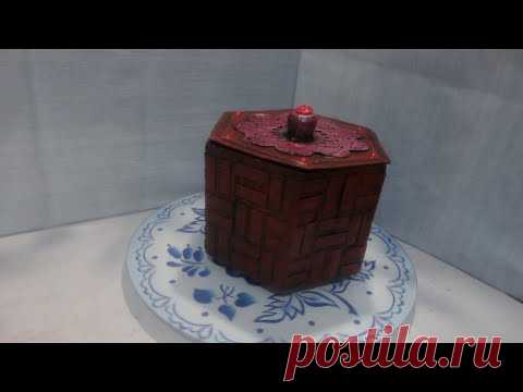 Шкатулка из картона своими руками