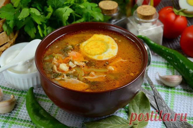 Зеленый борщ 