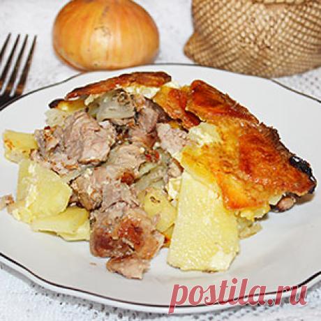 Свинина запеченная в духовке с картошкой