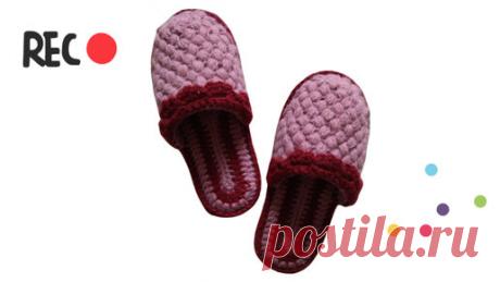 КАНАЛ О ВЯЗАНИИ ОБУВИ И ТАПОЧЕК | КАК СВЯЗАТЬ ДОМАШНИЕ ТАПОЧКИ! ОТ ВЕРХА ДО ПОДОШВЫ! ОПИСАН ВЕСЬ ПРОЦЕСС ВЯЗАНИЯ МОДЕЛИ!