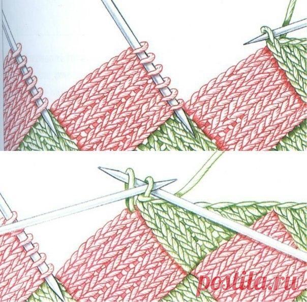 Техника пэчворк спицами